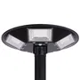 Lampadaire Solaire LED 150W 15000Lm 4000K IP67 avec Panneau 6V 18W et Batterie 3.2V 15000mAh, Éclairage Public Crépusculaire avec Détection de Mouvement