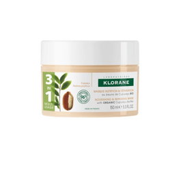 Klorane Masque Hydratant Capillaire à la Fleur de Cupuaçu - Soin Nourrissant et Protecteur - 150 ml