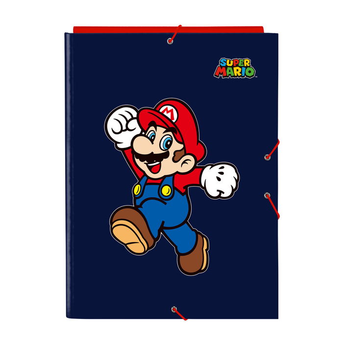 Dossier Super Mario World Blue marine A4 Dossier Super Mario World Blue marine A4