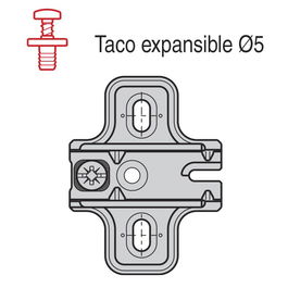 FERRARI Calzo Avion B1233Mg15L3, Montaje Directo 1.5Mm, Taco 5Mm
