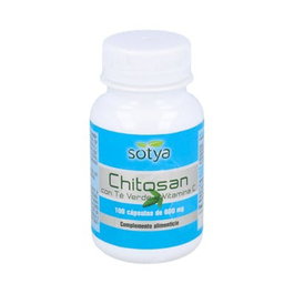 SOTYA Chitosan + Thé Vert 100 gélules Complément Alimentoire Perte de Poids