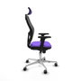 Piqueras y Crespo Chaise de Bureau avec Appui-tête Jorquera 2D086G2 Lila
