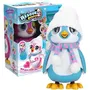 Silverlit Rescue Penguin - Pingouin interactif bleu, 20 émotions, coeur lumineux changeant, pack unboxing avec serviette, vêtements et poisson - Jouet pour enfant dès 5 ans