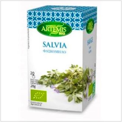ARTEMIS BIO Infusion de Sauge Biologique 20 Filtres ARTEMIS BIO Infusion de Sauge Biologique 20 Filtres