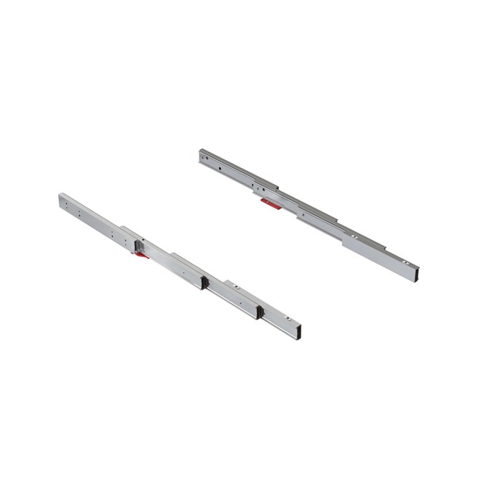 Emuca Coulisses pour table à rallonge Lunch brossé, Aluminium, Inox anodisé Emuca Coulisses pour table à rallonge Lunch brossé, Aluminium, Inox anodisé