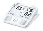 Beurer BM-93 Tensio-mètre brassard avec fonction ECG Bluetooth, mesure tension artérielle et fréquence cardiaque, écran LCD rétroéclairé
