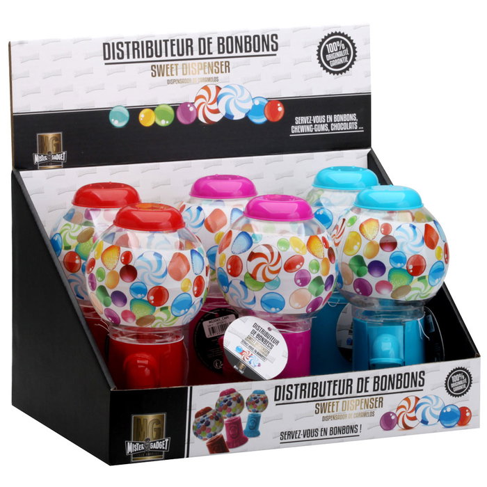 Mister Gadget Distributeur de bonbons RAINBOW Mister Gadget Distributeur de bonbons RAINBOW