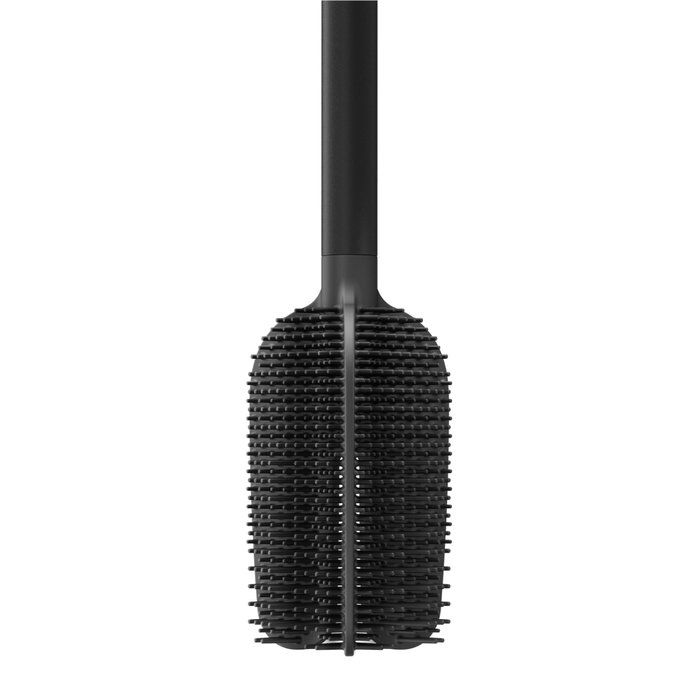 Joseph Joseph Flex 360 Brosse de toilette noir mat avec support