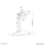Neomounts Support de Bureau FPMA-D865BLACK - Bras Articulé pour Écran jusqu'à 32" (81 cm) - Inclinaison, Rotation, Pivot - Compatible VESA 75x75/100x100