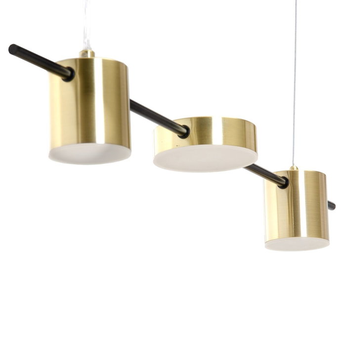 BigBuy Home Suspension Noir Doré 7 W BigBuy Home Suspension Noir Doré 7 W