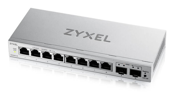 Zyxel GS1200-10V3 8 Port Smart Managed Gb Switch 2x SFP Zyxel GS1200-10V3 8 Port Smart Managed Gb Switch 2x SFP