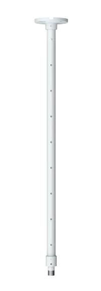 Axis T91B53 Support télescopique pour caméra de plafond, extensible de 1 à 1.8 m, pour fixation de caméra dôme ou fixe en intérieur