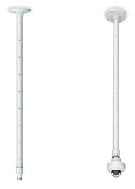 Axis T91B53 Support télescopique pour caméra de plafond, extensible de 1 à 1.8 m, pour fixation de caméra dôme ou fixe en intérieur