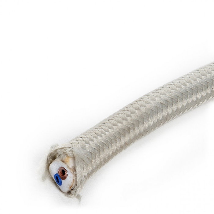 Câble Redondo Textile Gris 1000 mm