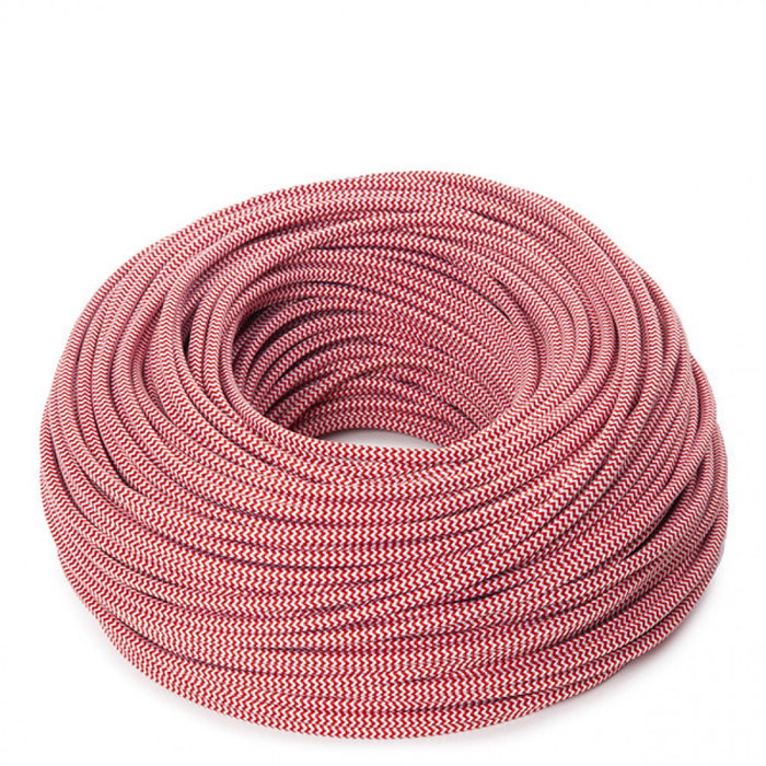 Câble Redondo Textile Gris 1000 mm