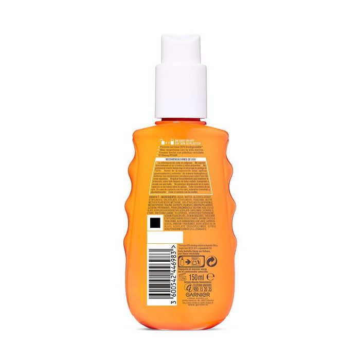 Garnier Enfant Spray Protecteur Éco-conçu SPF50+ 150 ml pour Peaux Sensibles et Environnement Marin Garnier Enfant Spray Protecteur Éco-conçu SPF50+ 150 ml pour Peaux Sensibles et Environnement Marin