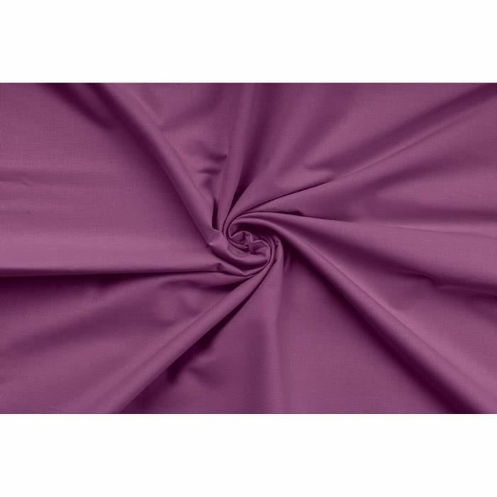 BigBuy Home Parure de couette Violet 3 pièces en coton renforcé