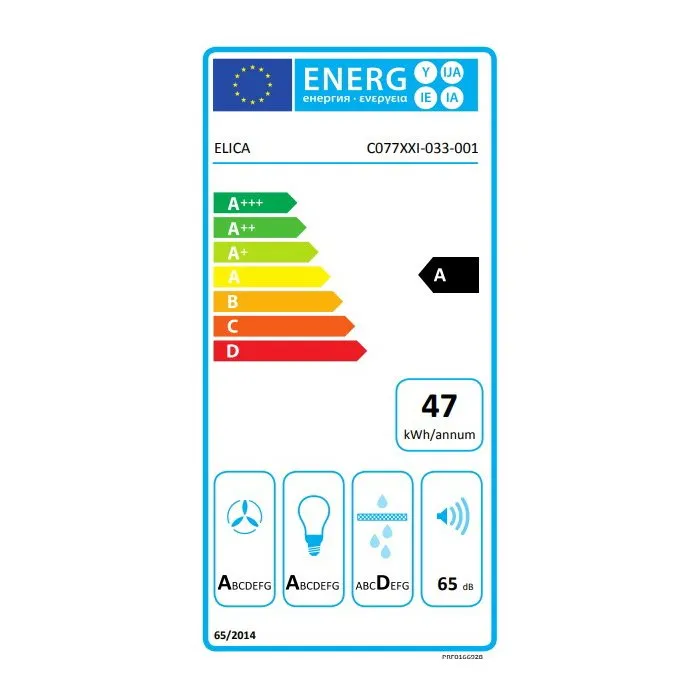 Elica SHEEN-S BL/A/60 Hotte aspirante 60 cm Noir