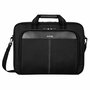 Targus Sacoche Classic Slim 15,6" pour ordinateur portable, compartiment rembourré, sangle ajustable et bande pour valise, Noir