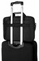 Targus Sacoche Classic Slim 15,6" pour ordinateur portable, compartiment rembourré, sangle ajustable et bande pour valise, Noir