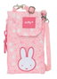 Miffy Porte-monnaie Porte-téléphone à motif Fleurs 10 x 19 cm pour Enfants