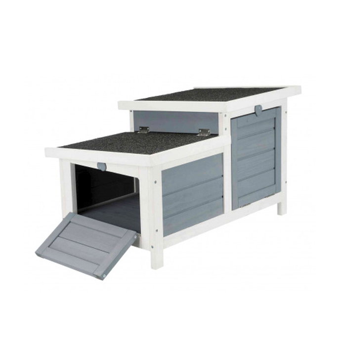 Trixie Clapier Habitat Natura Blanc et gris Trixie Clapier Habitat Natura Blanc et gris