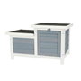 Trixie Clapier Habitat Natura Blanc et gris