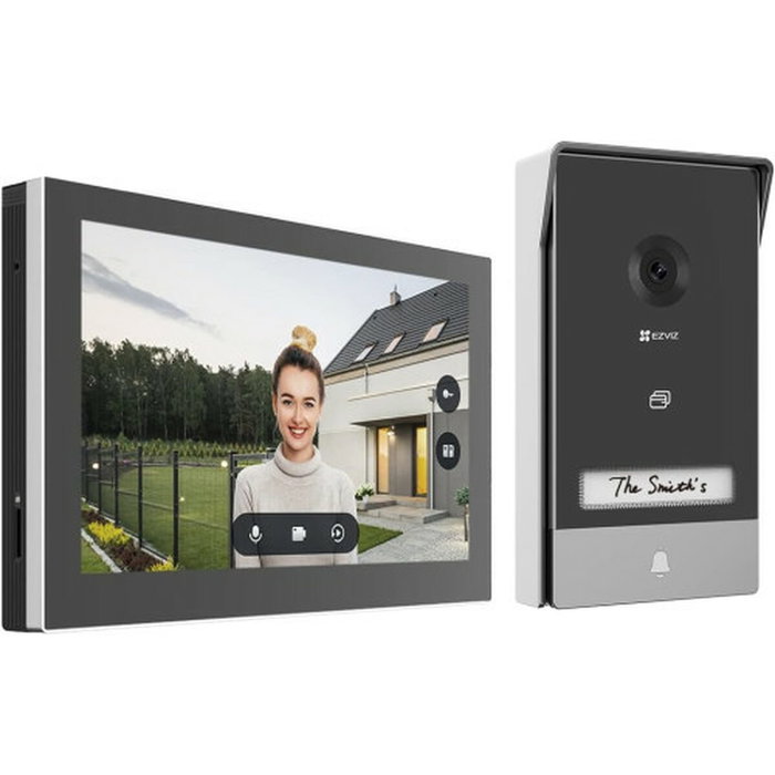 EZVIZ HP7 Visiophone 2 Familles, Platine Double Bouton et 2 Écrans 7 pouces EZVIZ HP7 Visiophone 2 Familles, Platine Double Bouton et 2 Écrans 7 pouces