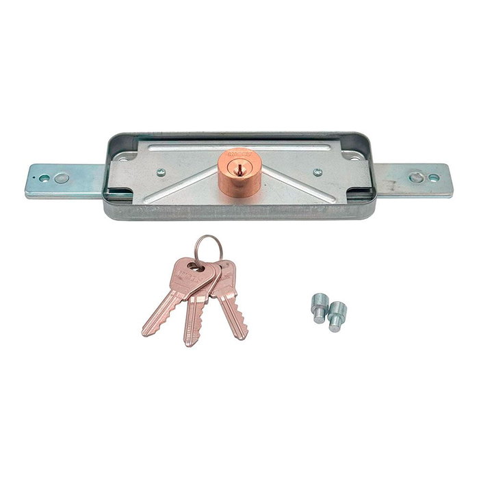 Micel Serrure de fermeture pour volet roulant CRP01 155 mm zincée