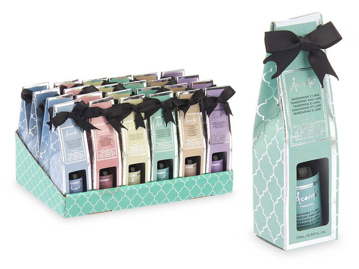 Acorde Huile Parfumée 15 ml Lot de 6 Parfums Assortis 3,5 x 12,5 x 3,5 cm (Set de 96)