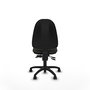 PIQUERAS Y CRESPO Chaise de bureau Algarra, mécanisme asynchrone, noir