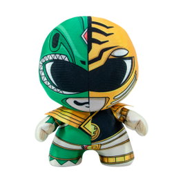 Bizak Peluche Power Rangers Dznr Vert Blanc - Licencia Oficial 18 cm