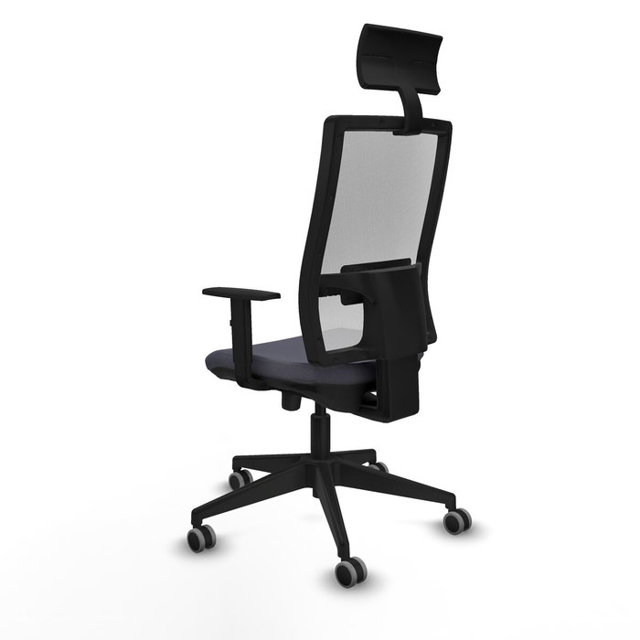 Chaise de Bureau avec Appui-tête Piqueras y Crespo 1D066G1 Gris foncé