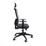 Chaise de Bureau avec Appui-tête Piqueras y Crespo 1D066G1 Gris foncé