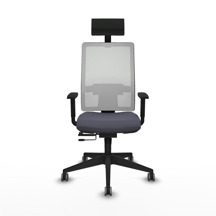 Piqueras y Crespo Chaise de Bureau avec Appui-tête 1D066G1 Gris foncé Piqueras y Crespo Chaise de Bureau avec Appui-tête 1D066G1 Gris foncé