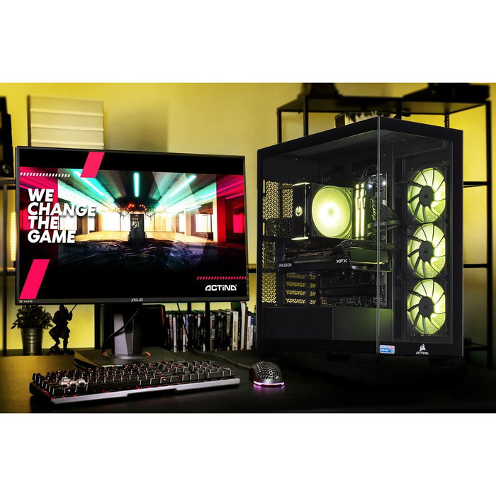 Actina KOMACNGIP0213 PC de bureau AMD RYZEN™ 5 7500F 32 GB RAM 1 TB SSD Noir