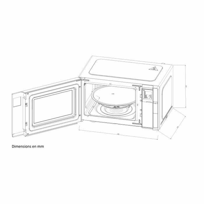 Continental Edison CEMO23B Noir 23 L 800 W Continental Edison CEMO23B Noir 23 L 800 W