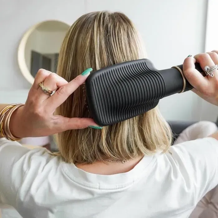 Saint Algue Demeliss VOLUME & STYLE - Brosse soufflante 2 en 1 - Séchage, lissage et brushing - Pour tous types de cheveux - Moteur 1200W - Revêtement céramique et tourmaline