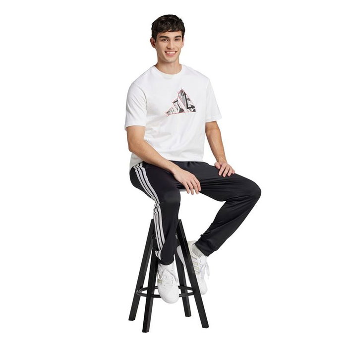 T-shirt à manches courtes homme Adidas Photo Logo Blanc 15-16 Ans