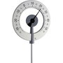 Tfa Thermomètre de jardin design lollypop 12.2055.10 de couleur anthracite et argent