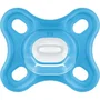 MAM - Sucette physiologique - Lot de 2 - En silicone souple et doux pour nouveau-nés - Bleu et Vert