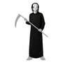 atosa Déguisement Fantôme Tunique Noire avec Capuche et Masque pour Enfant