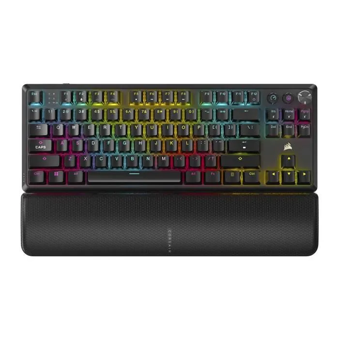 Corsair K70 Pro TKL - Clavier Gaming Mécanique Compact - Interrupteurs MGX Hyperdrive - Rétroéclairage RGB - AZERTY