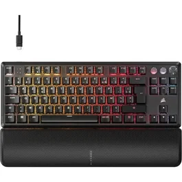 Corsair K70 Pro TKL - Clavier Gaming Mécanique Compact - Interrupteurs MGX Hyperdrive - Rétroéclairage RGB - AZERTY