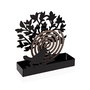 Support pour spirales anti-moustiques Versa Noir Métal 5 x 17 x 17 cm Arbre