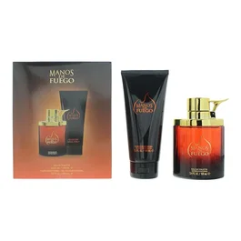 Manos De Fuego Set Manos De Fuego: Caliente avec Eau De Toilette 100 ml et Body Wash 150 ml