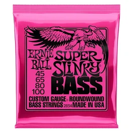 ERNIE BALL Jeu de cordes basse électrique Slinky Super 45-100