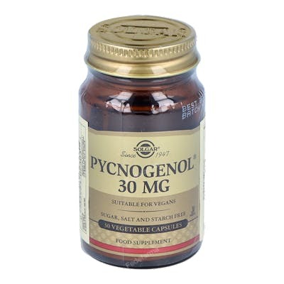 SOLGAR Pycnogenol 30 mg 30 Capsules végétales SOLGAR Pycnogenol 30 mg 30 Capsules végétales