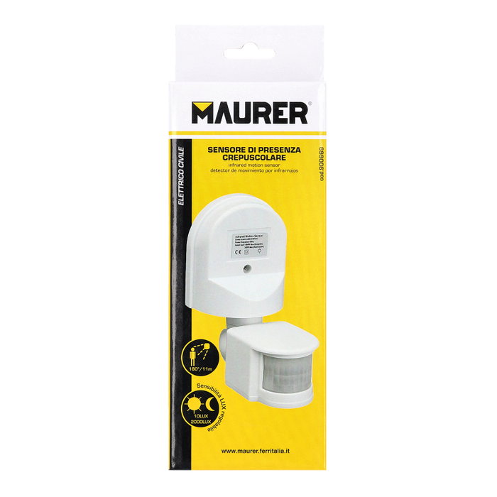 MAURER Détecteur de présence crépusculaire réglable
