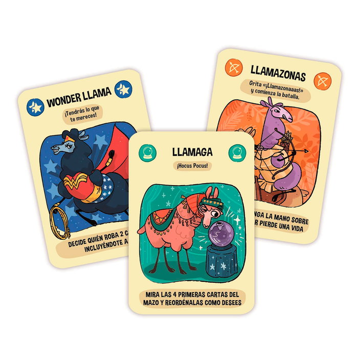Clementoni Jeu de cartes Drama Llama 55637 en espagnol pour fêtes, jeux rapides et simples - À partir de 10 ans Clementoni Jeu de cartes Drama Llama 55637 en espagnol pour fêtes, jeux rapides et simples - À partir de 10 ans